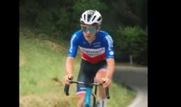 Cyclisme Route Paul Lapeira Son Maillot Bleu Blanc Rouge De