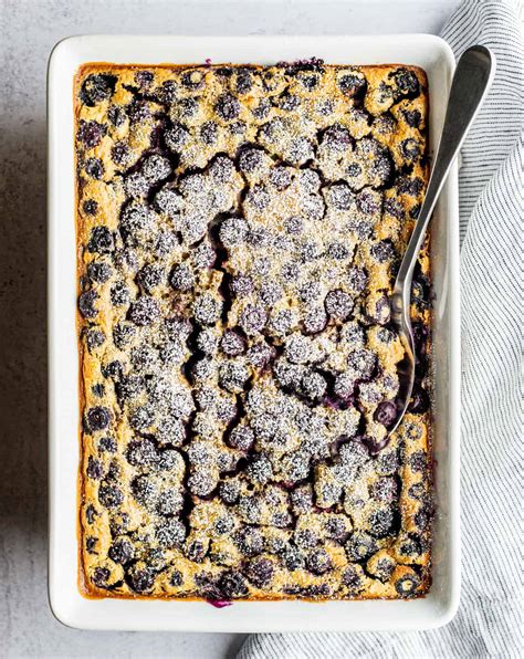 Simple Blueberry Clafoutis Recipe Pinch And Swirl