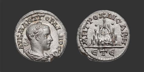 Caesarea Cappadocia Gordian Iii Drachm Vf Ma Shops