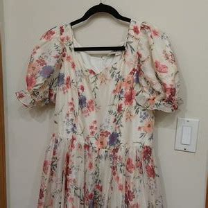 JessaKae Dresses Jessakae Cream Floral Dress Poshmark