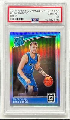 Donruss Optic Luka Doncic Holo Prizm Rated Rookie Psa