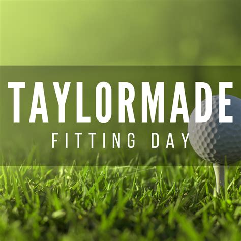 Taylormade Fitting Day Coming Soon Marin County Golf