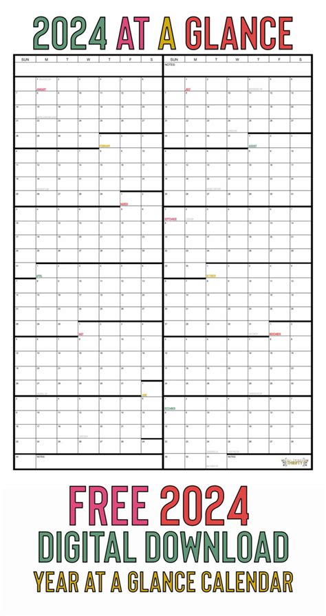 Year To View Calendar 2024 Printable Donia Garland