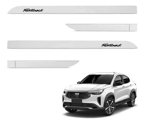 Friso Lateral Fiat Fastback 2022 A 2024 Branco Banchisa Parcelamento