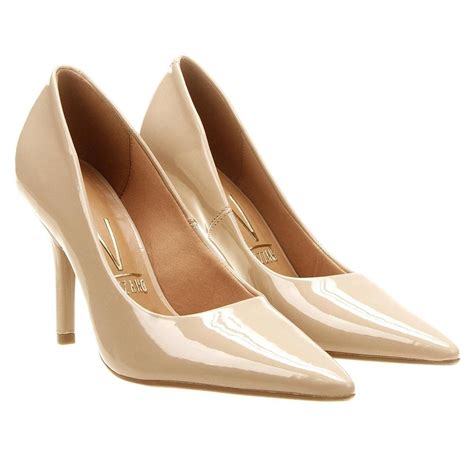 Scarpin Vizzano Bico Fino Básico Nude Compre Agora Zattini