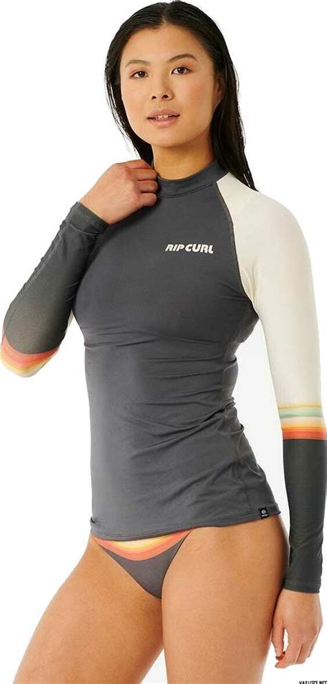 Rip Curl Trippin Long Sleeve Rash Guard Womens Rashguards And Uv Shirts