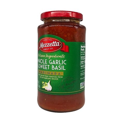 Whole Garlic Sweet Basil Marinara Sauce At Whole Foods Market