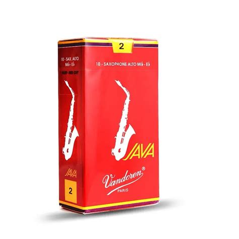 Ca As De Saxof N Alto De Java Eb Caja Roja Vandoren De Francia