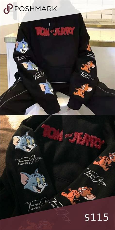 Tom & Jerry Hoodie Varsity Jacket, Bomber Jacket, Cute Clothing Stores ...