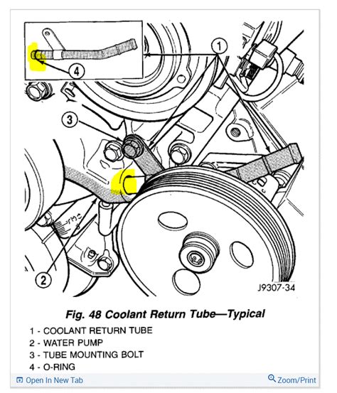 Water Pump Bypass Hose That Darn Metal Tube That Goes Into The