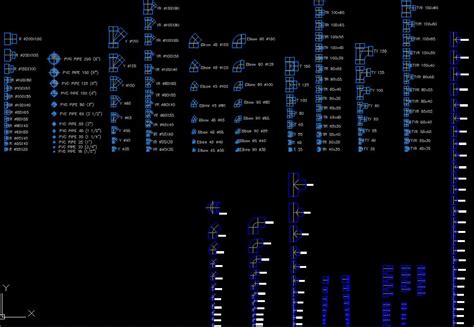 Pvc Pipe Fittings Cad Drawings