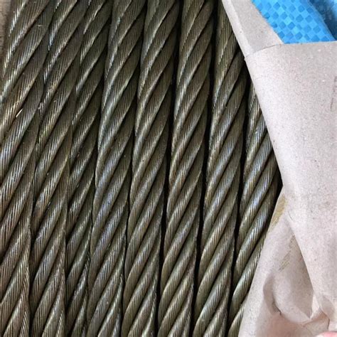 High Tension Ungalvanized Steel Wire Rope For Elevator 8X19s China