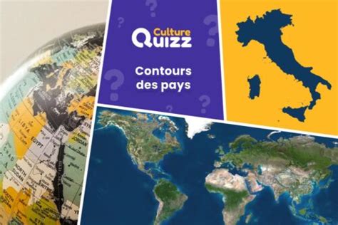 Quiz Identifiez les pays du monde par la forme 1 Géographie Niveau