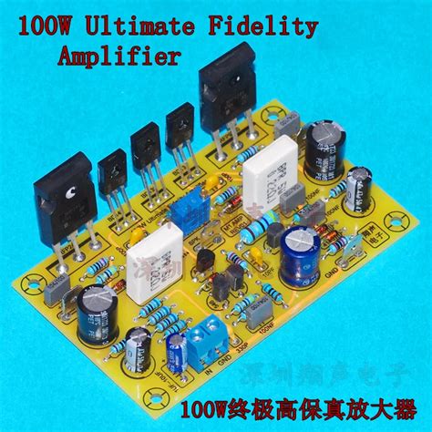 100w Diy Audio Ultimate Fidelity Amplifier Board Mos Tube Irfp240 Irfp9240 Class Ab Fet