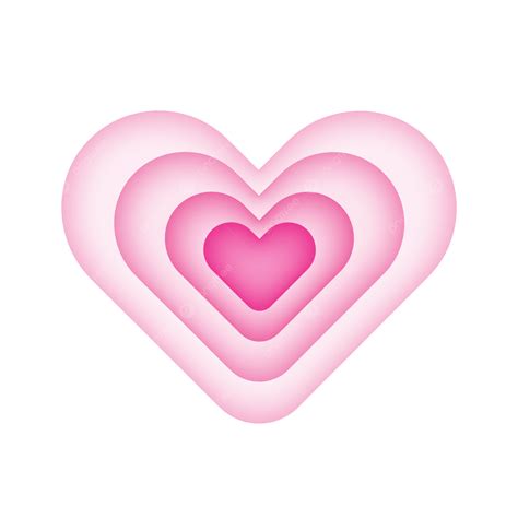 Linda Forma De Amor Rosa Vector Png Dibujos Amor Corazón Forma De