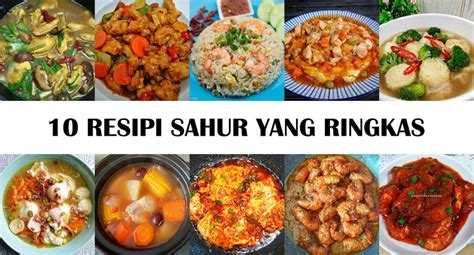 10 Resipi Sahur Yang Ringkas Tapi Sedap Anak Anak Pasti Berselera