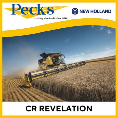 New Holland CR Revelation Combine Harvester Pecks Ltd