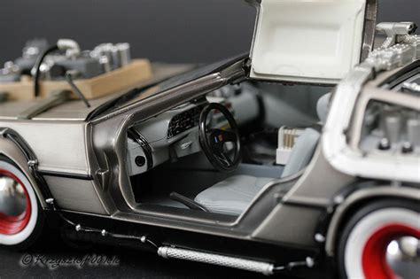 Delorean Dmc Time Machine Modellauto Sun Star In Stainless