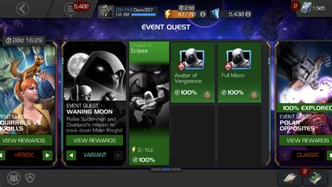 Variant 4 Waning Moon Recap And Guides Frontline Mcoc