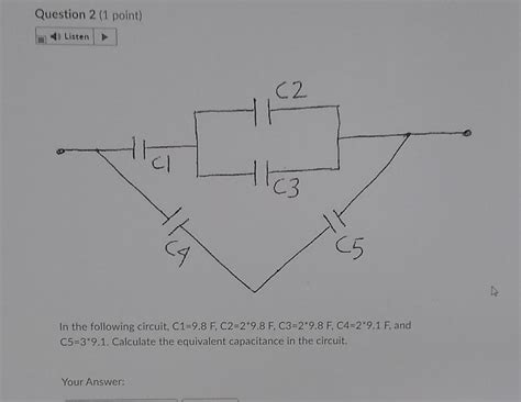 Solved Question 2 1 Point Listen C2 C3 C5 In The