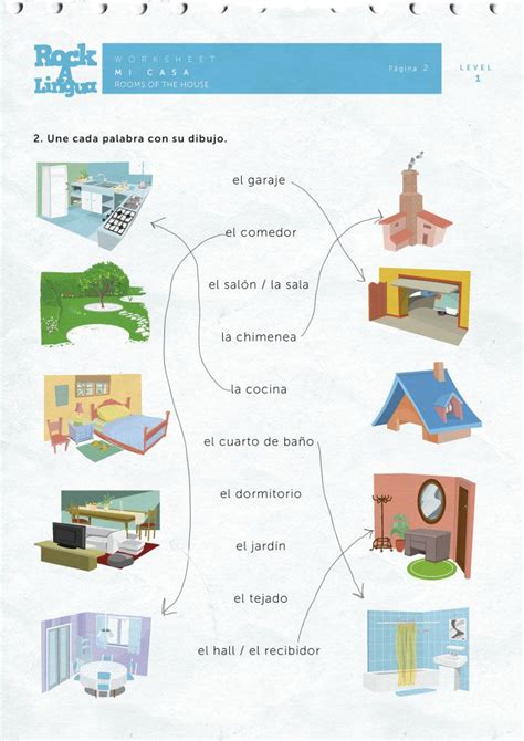 La Casa En Espanol Worksheets