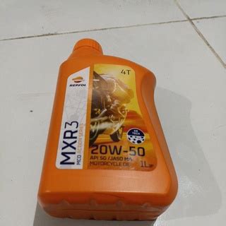 Jual Oli Mesin Motor Repsol MXR3 1L Sae 20W 50 4T 1000ml Shopee Indonesia