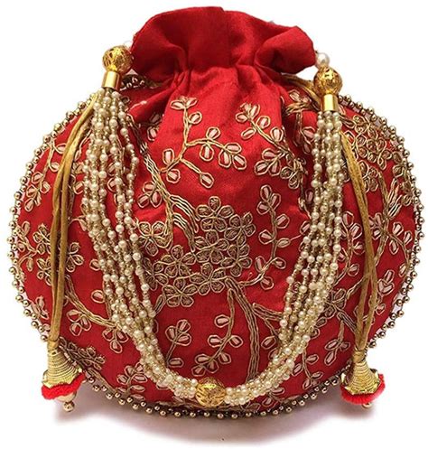 Indian Handmade Wedding Purse Clutch Potli Bag Party Wear Etsy