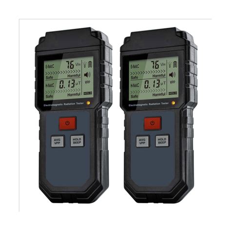 2x Electromagnetic Field Radiation Tester Emf Meter Handheld Counter Digital Dosimeter Lcd