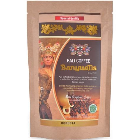 Jual Kopi Robusta Banyuatis Khas Bali Kemasan 100gr Kab Badung