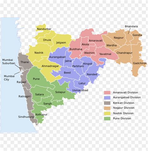 Maharashtra Map With Outline Maharashtra Map Without, 45% OFF