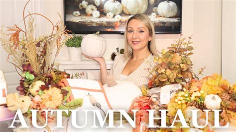 Huge Autumn Home Decor Haul Fall Decor Home Bargains B M Homesense