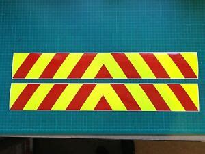 Reflective Chevron Battenburg Dayglow Ambulance Magnet Paramedic Mm