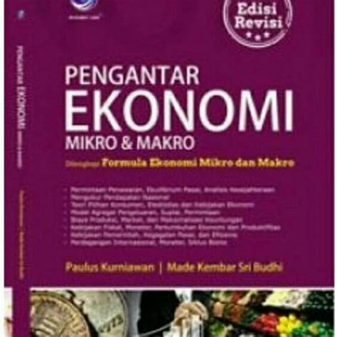 Jual Pengantar Ekonomi Mikro Makro Ed Revisi Shopee Indonesia