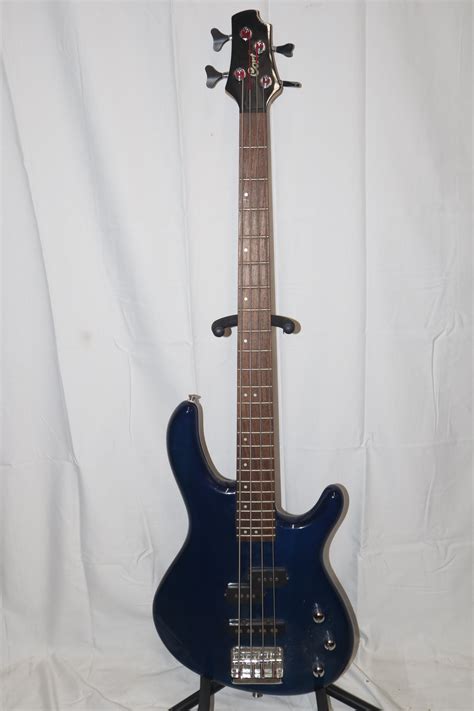 Cort Action Pj Blue 4 String 24 Fret Electric Bass Guitar 4194 Pj Pickup Set