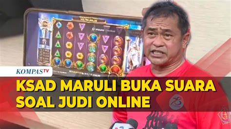 Ksad Maruli Buka Suara Soal Penanganan Judi Online Gandeng Babinsa Dan