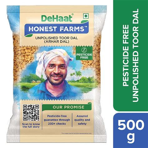 Dehaat Unpolished Toor Dal Arhar Dal 500 Gm