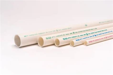 Sgi Ivory Pvc Conduit Pipes Mm Mms For Industrial Type Medium