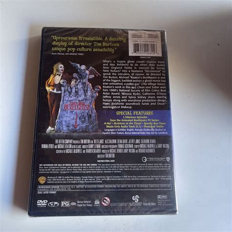 Beetlejuice DVD 20th Anniversary Deluxe Edition Michael Keaton Tim