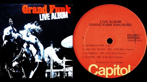 Grand Funk Railroad Live Album Side 1 Of 4 September 1970 YouTube