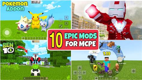 Top 10 Epic Mods For Minecraft Pocket Edition Best Minecraft Mods 1