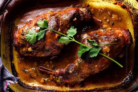 Braised Honey Mustard Rabbit Or Lapin Au Miel Et à La Moutard With