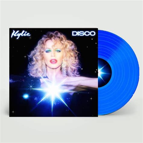 Kylie Minogue Disco Turquoise And Blue Vinyl Lp Record Bundle Record