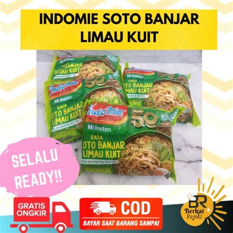 Jual Mie Instan Indomie Soto Banjar Limau Kuit Khas Kalimantan Selatan