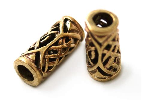 Buy LynnAround Bronze Norse Viking Celtic Beard Beads Rings Dwarven