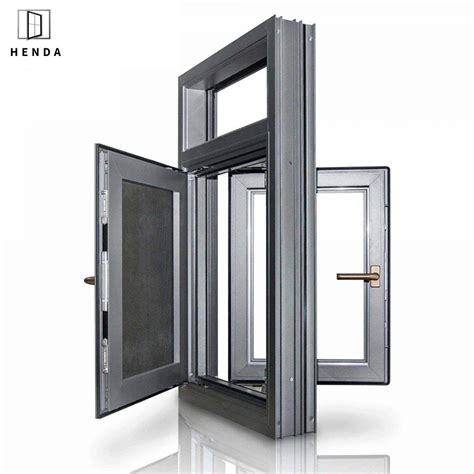 Soundproof Windproof Aluminum Upvc Pvc Double Triple Glazed Low E Glass