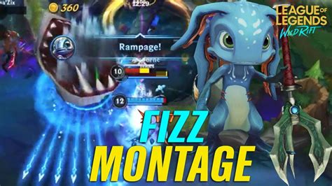 Wild Rift FIZZ Montage Best FIZZ Plays LoL Wild Rift Montage YouTube