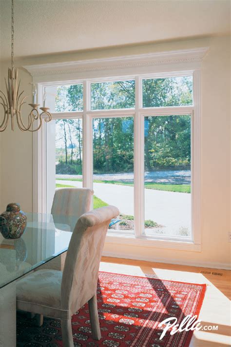 Create A Better Dining View With Pella® Proline® Casement Windows Contemporary Dining Room