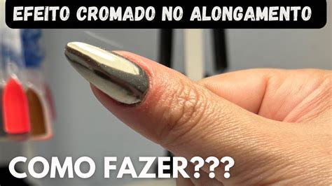 Como aplicar Pó Cromado nas unhas Soft Gel Acrílico ou Gel YouTube