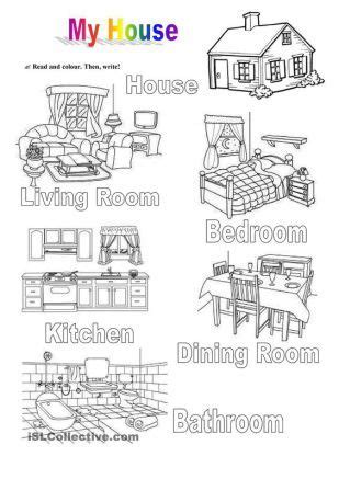 Le Stanze Della Casa In Inglese Schede Didattiche Ed Esercizi Per I