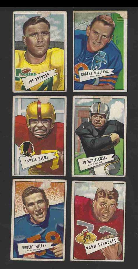 Sportlots Auctions 1952 Bowman Small Football Lot 6